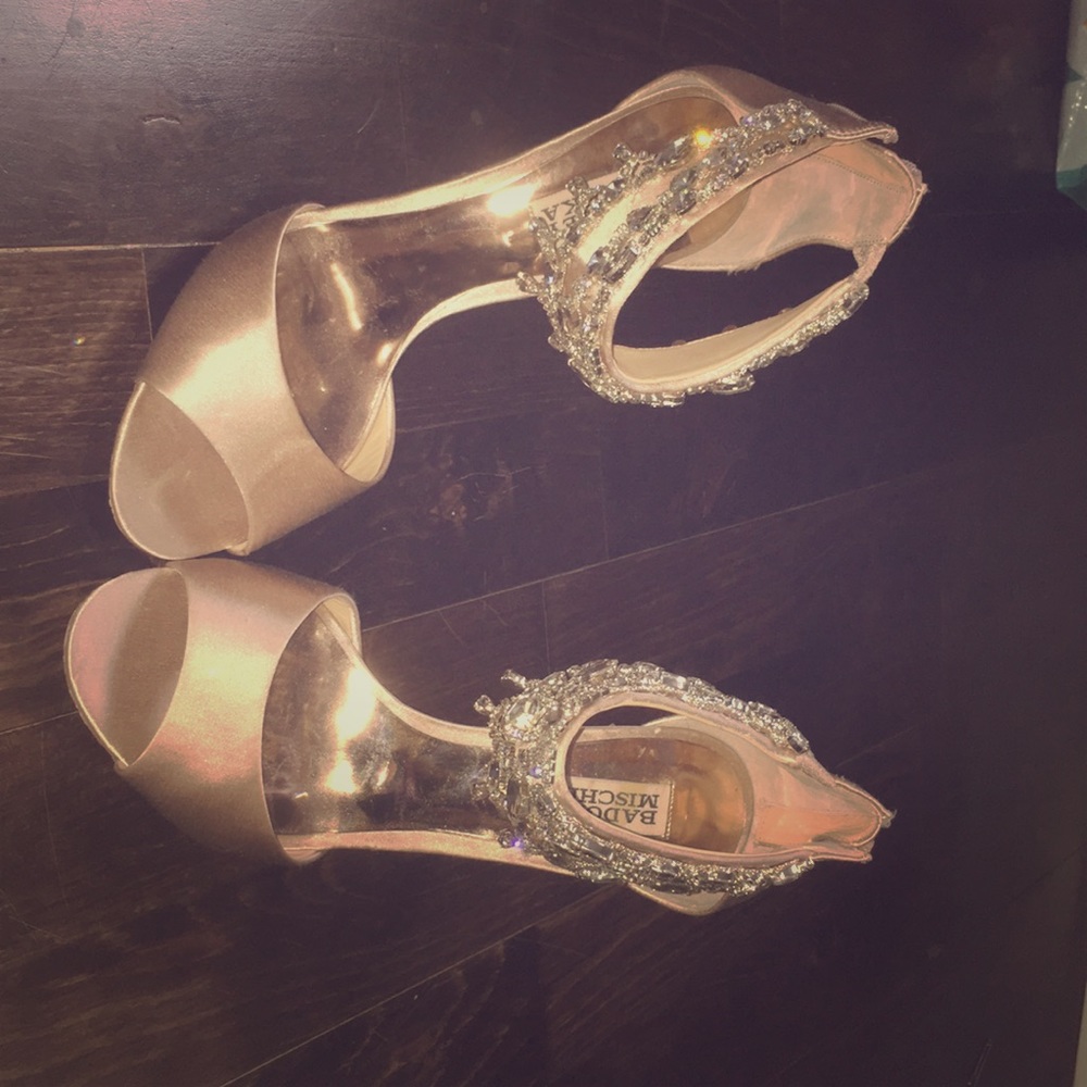Dress Shoes- Badgley Mischka- studded ankle
